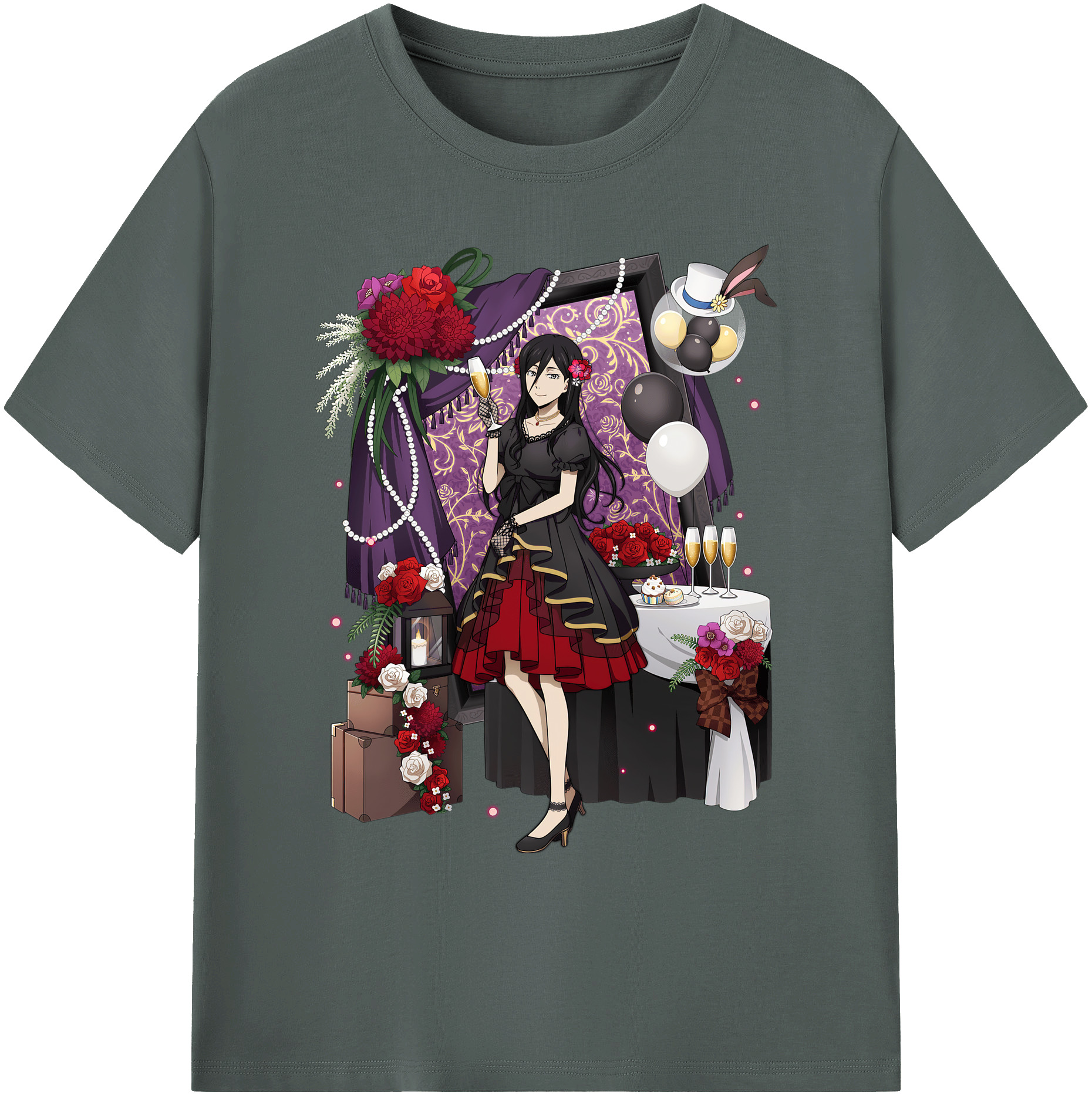 （画像用） 文豪ストレイドッグス Bungo Stray Dogs 綿100％ メンズ半袖Tシャツ｜肌触りやわらか＆通気性